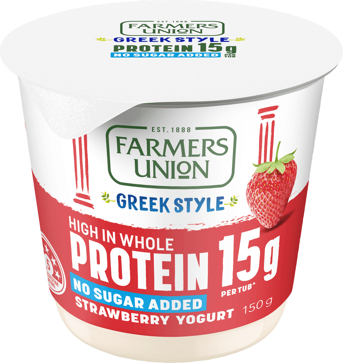 Farmers Union High Protein Strawberry yogurt cup